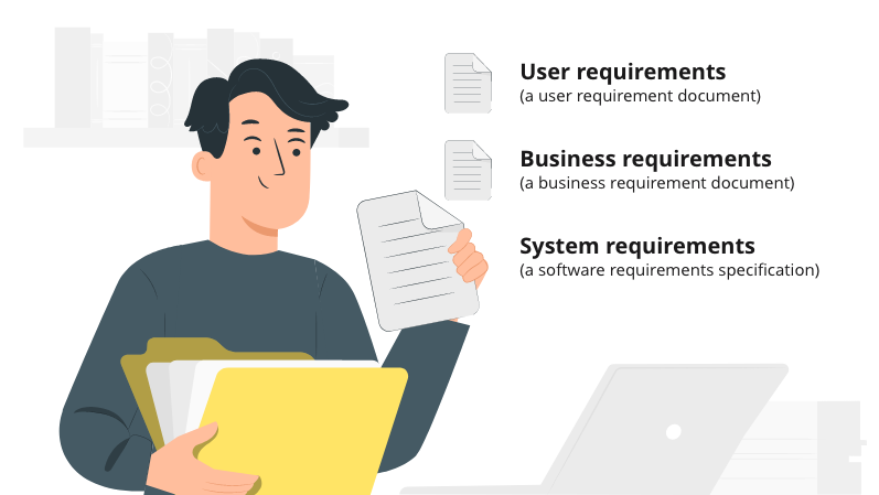 Business, user, System illustration